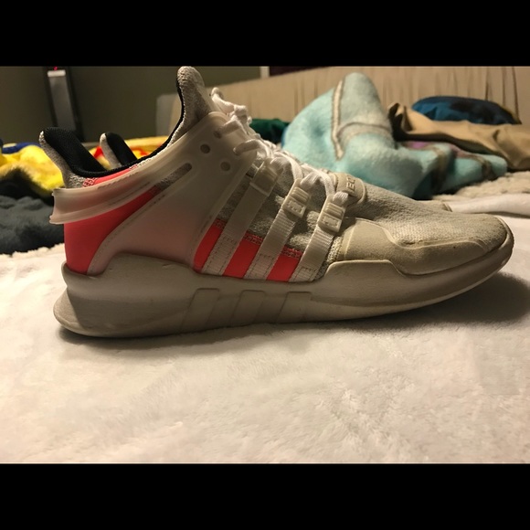 White and pink adidas eqt - Picture 2 of 7